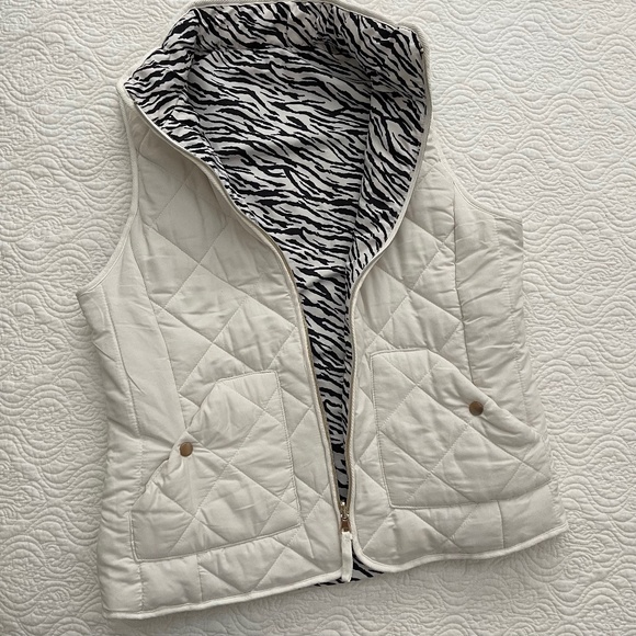 Kensie Puffer Vest Reversible Quilted Sz L and Shirt - Picture 4 of 16